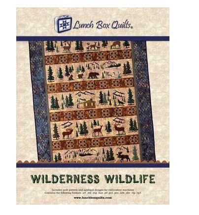 [LBQ-QPWWDD] Wilderness Wildlife Machine Embroidery Pattern from Lunchbox Quilts