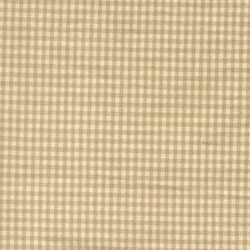 [DH-805-83] Tea Towel Mini Check Tan By Dunroven House