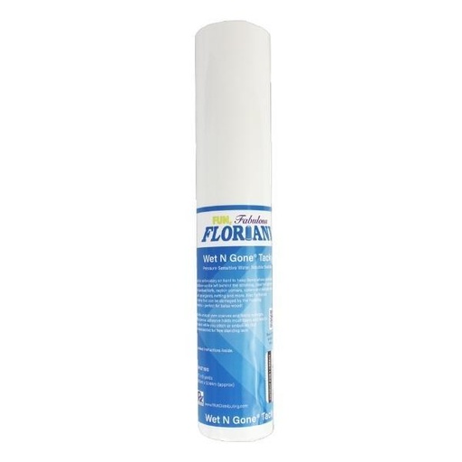 [FLOR-FWGT1210] Floriani Wet N Gone Tacky Stabilizer 12" X 10 Yard Roll