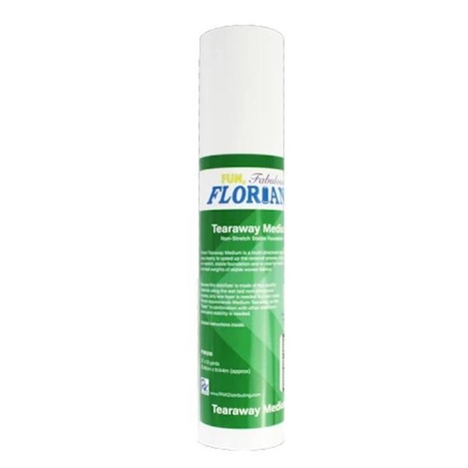 [FLOR-FTM1210] Floriani Medium Tearaway 1.5Oz Stabilizer 12" X 10 Yard