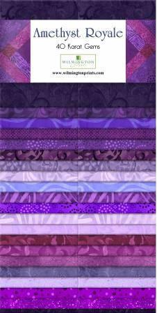 [WP-842-7-842] Amethyst Royale 40 Karat Gems By Wilmington Prints