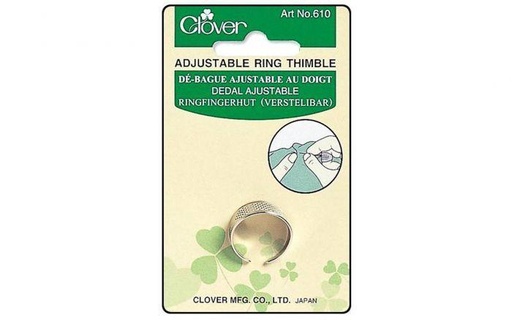 [CL-610] Clover, Adjustable Ring Thimble