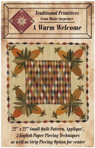 [TP-3551] A Warm Welcom Pattern By Missie Carpenter From Traditional Primitives