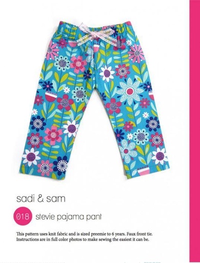 [SS-SUS9] Sadi & Sam Stevie Pajama Pants Pattern 