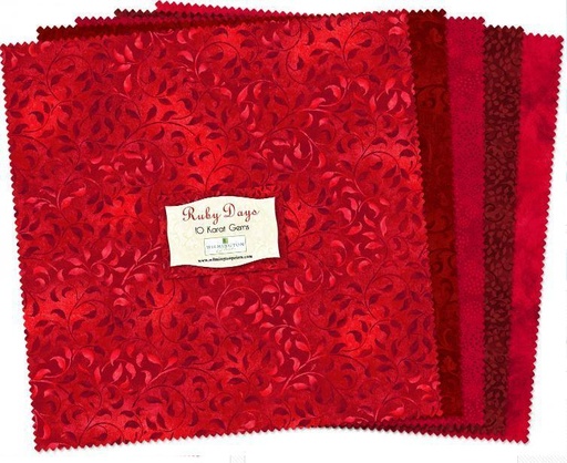 [WP-512-3-512] Ruby Days Essential Gems 10" Squares