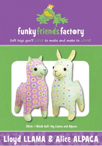 [FF-4668] Lloyd Llama & Alice Alpaca by Funky Friends Factory