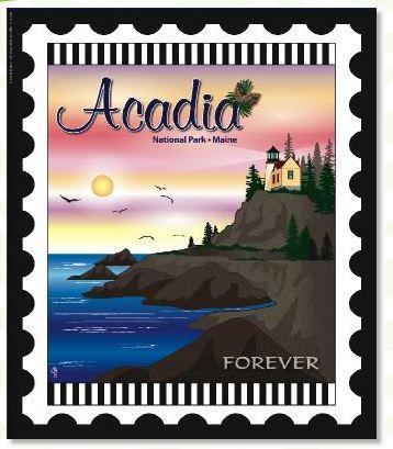 [ZEB-ACADIA] National Parks Stamp: Acadia