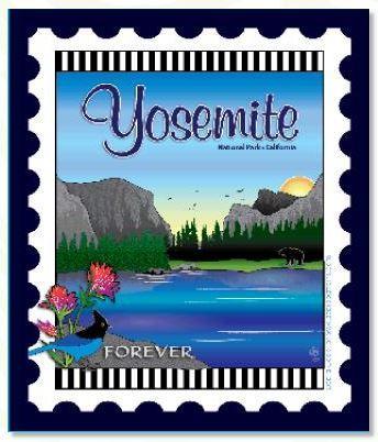 [ZEB-YOSEMITE] National Parks Stamp: Yosemite