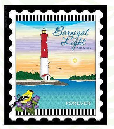 [ZEB-BARNEGAT] Lighthouse Lightstamp: Barnegart