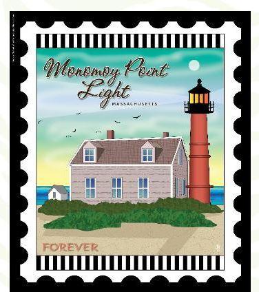 [ZEB-MONOMOY] Lighthouse Lightstamp: Monomoy Point