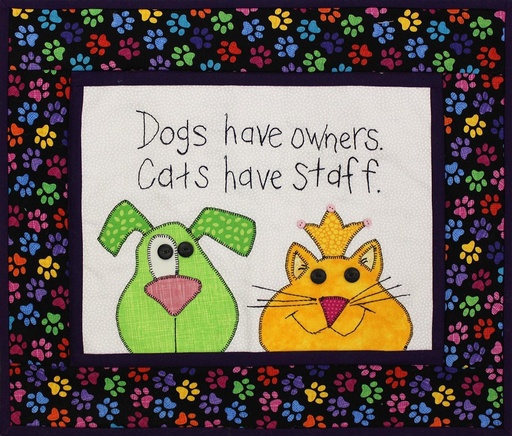 [PP-DOGVCAT] Dogs Vs. Cats Wall Hanging Kit