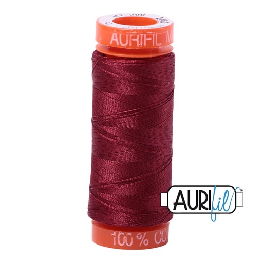 [MK-50SP200-2460] Aurifil 50 Wt. Thread - Carmine  Red 2460