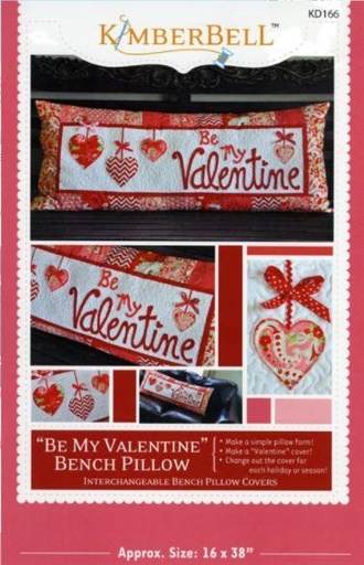 [KD-166] Be My Valentine Bench Pillow from Kimberbell