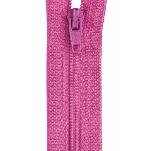 [COA-F72-18-032B] All-Purpose Polyester Coil Zipper 18In Dark Rose By Coats & Clark