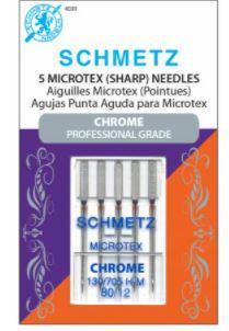 [SCHM-4030] Schmetz Microtex Chrome Needles 80/12