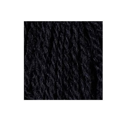 [VI-WF15-W111] Merino Variegated Wool Thread, Black, Size 15