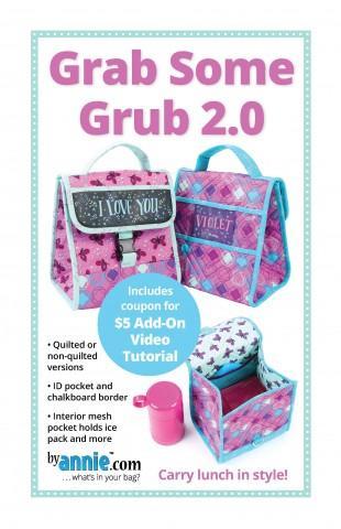 [PBA-235-2] Grab Some Grub 2.0 Bag Pattern from ByAnnie.com