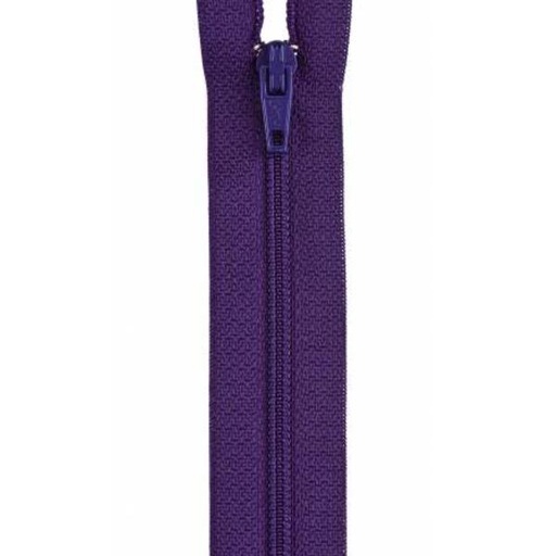 [COA-F72-18-098] All-Purpose Polyester Coil Zipper 18In Purple By Coats & Clark