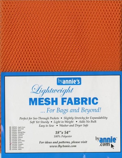 [BAN-SUP209PUMP] Lightweight Mesh Fabric Pumpkin from By Annie