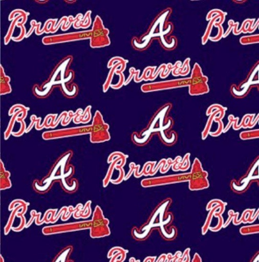 [FT-6631B] Mlb Atlanta Braves From Fabric Traditions