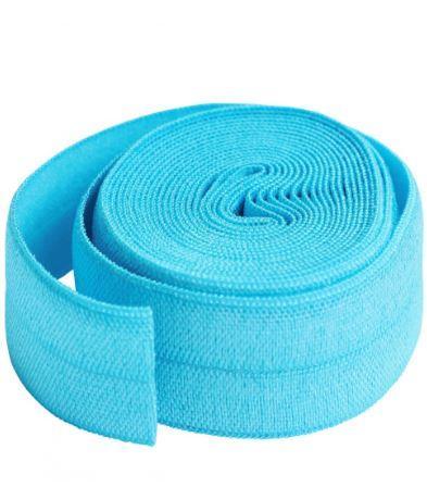 [BAN-211-2-PBL] Fold-Over Elastic, Parrot Blue, 20Mm, 2-Yard Pkg From Byannie.Com