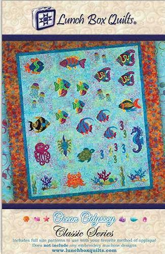 [LBQ-P181] Ocean Odyssey Embroidery  Pattern By Lunch Box Quilts