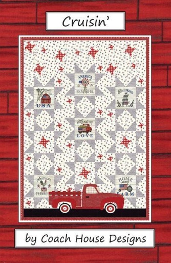 [CHD-1819] Cruisin' Quilt Pattern By Barbara Cherniwchan For Coach House Designs