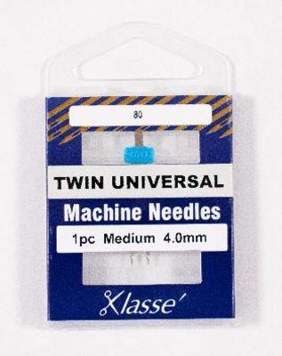 [A5-15040] Klasse Twin Universal Needle Size 80 - 1 Needle