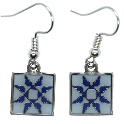 [PP-SNOWEAR] Snowflake Star Earrings