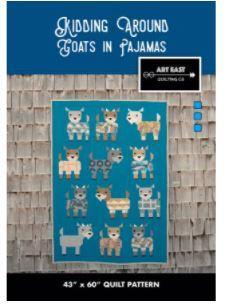 [AEQ-A0119] Kidding around Goats in Pajamas from Art East Quilting Col