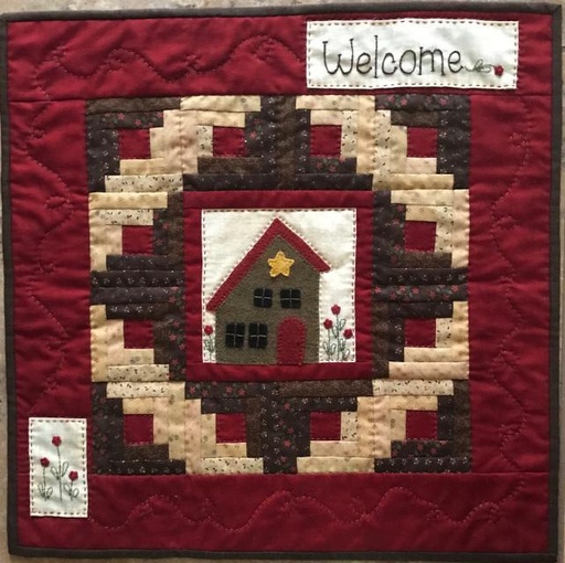 [RBQ-148] Saltbox Welcome Pattern By Red Button Quilt Co. 