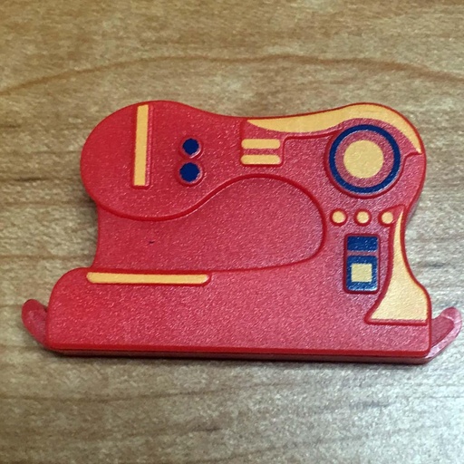 [PP-SEWGUIDE] Magnetic Seam Guide: Red Sewing Machine