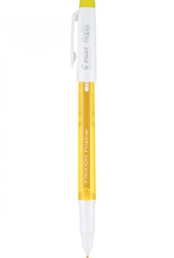 [FX-YELBC] Frixion Erasable Gel Pen, Yellow Fineliner